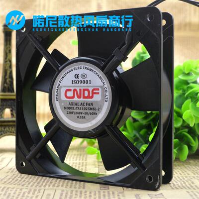 议价CNDF轴流风机TA11025MSL-1-2工业散热风扇12cm12025220v