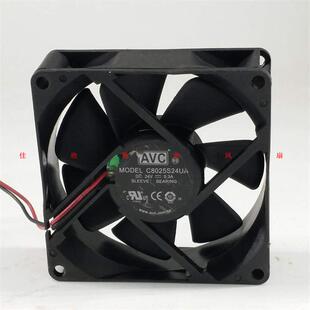 议价AVCC8025S24UA802524V0.3A8cm变频器机箱液压大风量散热风扇