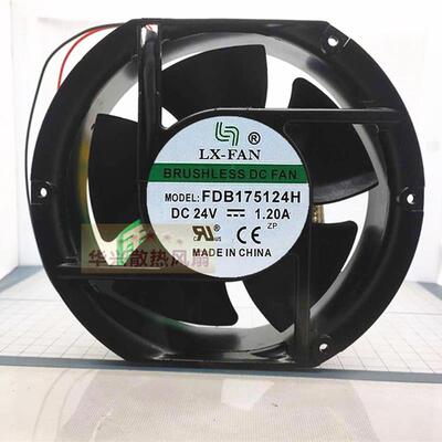 议价全新LX-FANFDB175124H1725124V1.20A17CM大风量变频器风扇