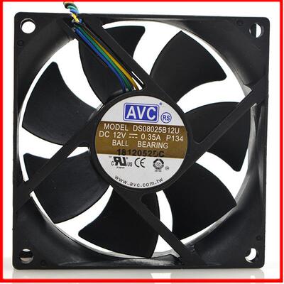 议价DS08025B12U全新台湾AVC802512V0.35A8CM双滚珠大风量风扇