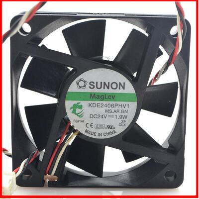 议价建准SUNONKDE2406PHV1-A6CM1.7W24V6015带停转报警散热风扇
