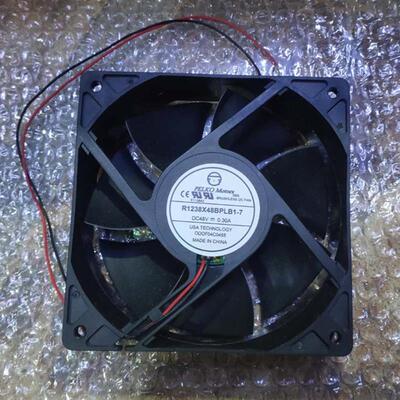 议价PELKOMOTORSR1238X48BPLB1-748V0.30A12CM12038变频器风扇