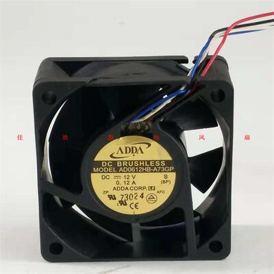 议价ADDAAD0612HB-A73GPDC12V0.12A60256CM散热直流静音机箱风扇