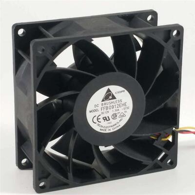议价台达FFB0912EHE90389CMDC12V1.5A机箱游戏机CPU电源散热风扇