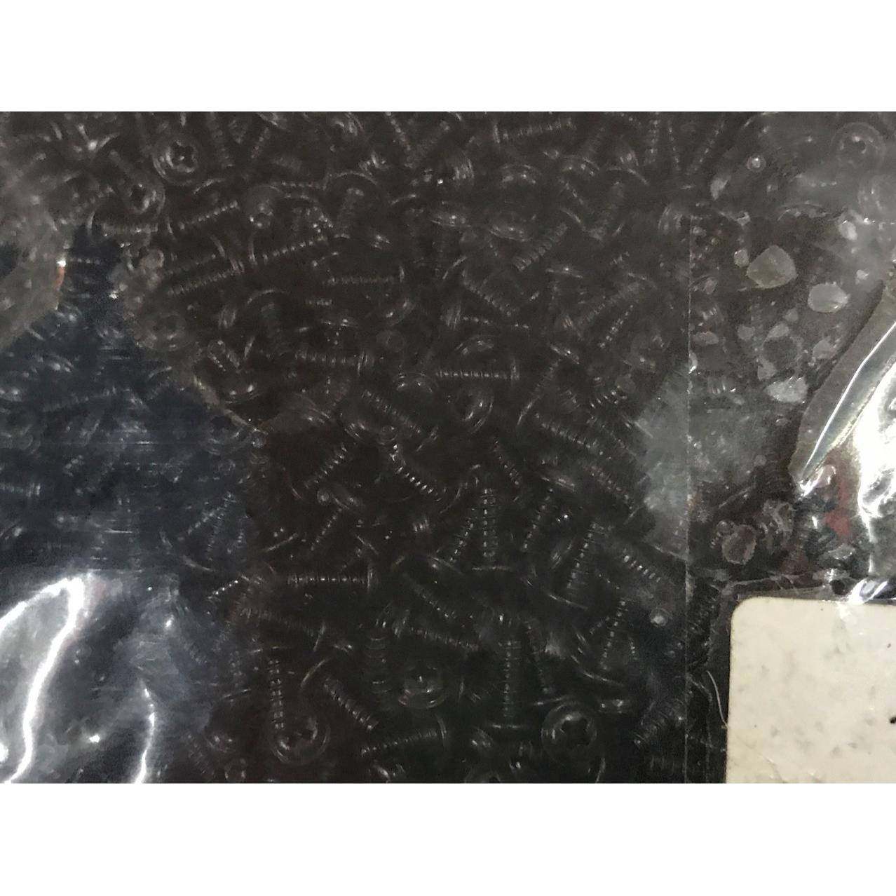 m2*6*5镀黑锌圆头带垫片平咀自攻国标PWB小螺丝发黑小螺丝