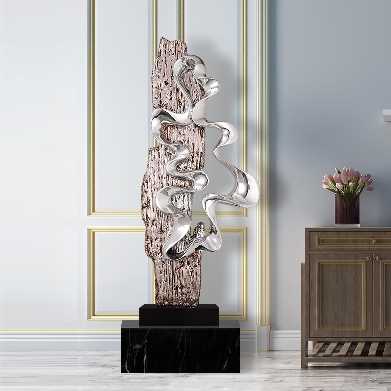 厂价直销 欧式创意样板房别墅新房KTV会所大堂工艺品大型落地摆件