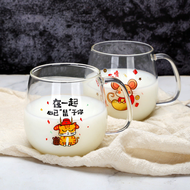 清仓9.9元抢高硼硅玻璃杯图片