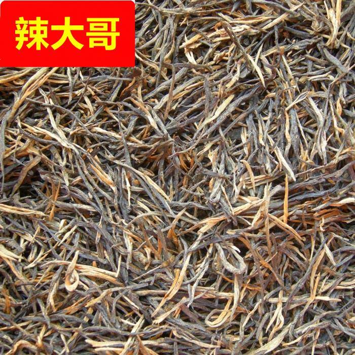 滇红茶原料 云南红茶 经 典58一芽一叶松针蜜香红茶银针直条茶叶