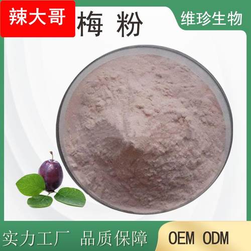 乌梅粉全水溶果粉固体饮料原料乌梅提取物速溶厂家直供食品级