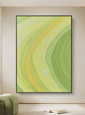 金波漫海玄关动物装饰画小众艺术高级感沙发背景墙挂画手绘油画
