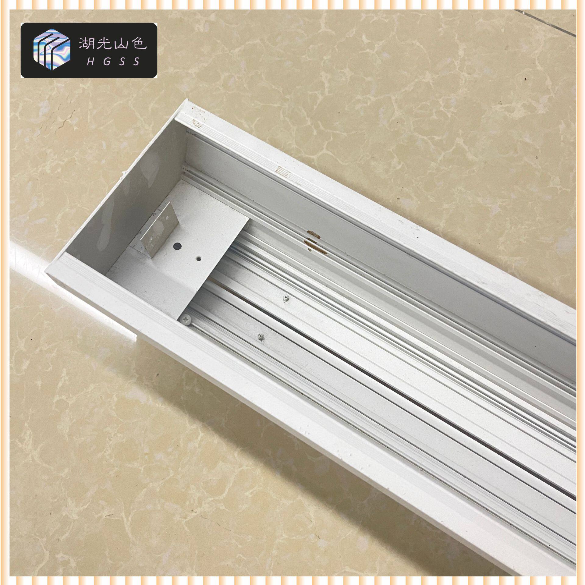 t8铝材灯商用吊线办公灯条形灯铝型材长条灯外壳套件成品厂批发