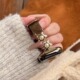 毛绒高级感 适用苹果iWatch手表秋冬星星灯芯绒拼皮表带AppleWatch S11柔软腕带Series10 KLKL Ultra