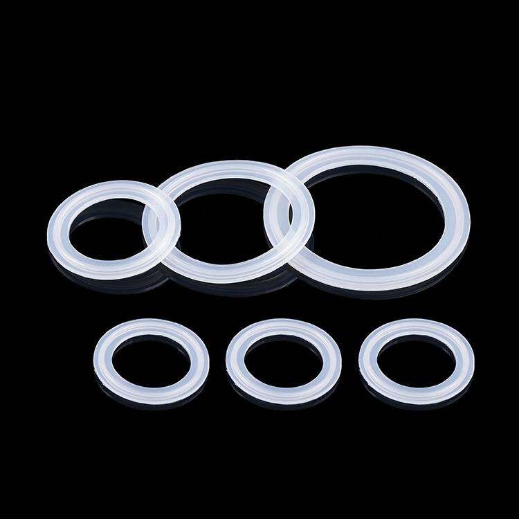 快装硅胶垫片卫生级卡盘垫片卡箍密封圈快卡快接硅胶垫快装密封圈