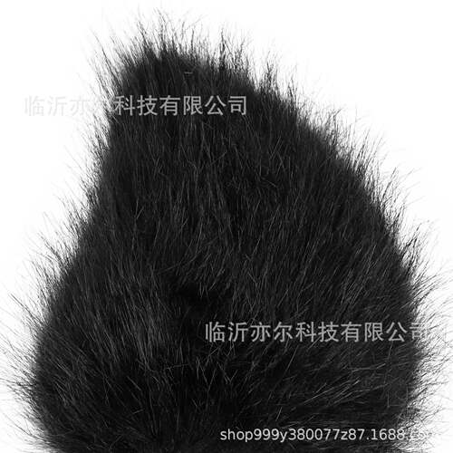 新款日系全色仿真兽尾派对漫展cos表演配饰可爱毛绒兔子尾巴装扮