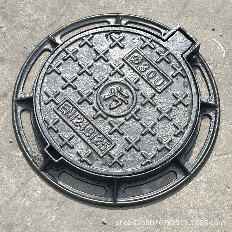球墨铸铁圆井盖化粪池井盖铸铁小井盖农村改造雨水井盖