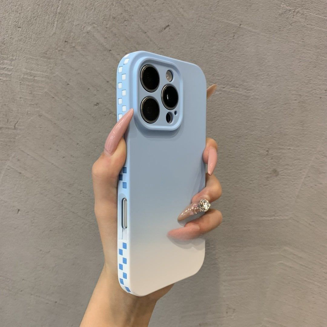 渐变色适用苹果17手机壳iPhone16promax全包13男女15轻奢全包防摔plus软硅胶14pro高级感少女粉壳小众秋冬的