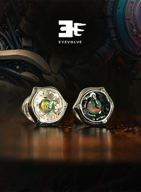 EE新款复古耳饰925银手工原创机械百搭耳钉酷炫高级感小众耳环