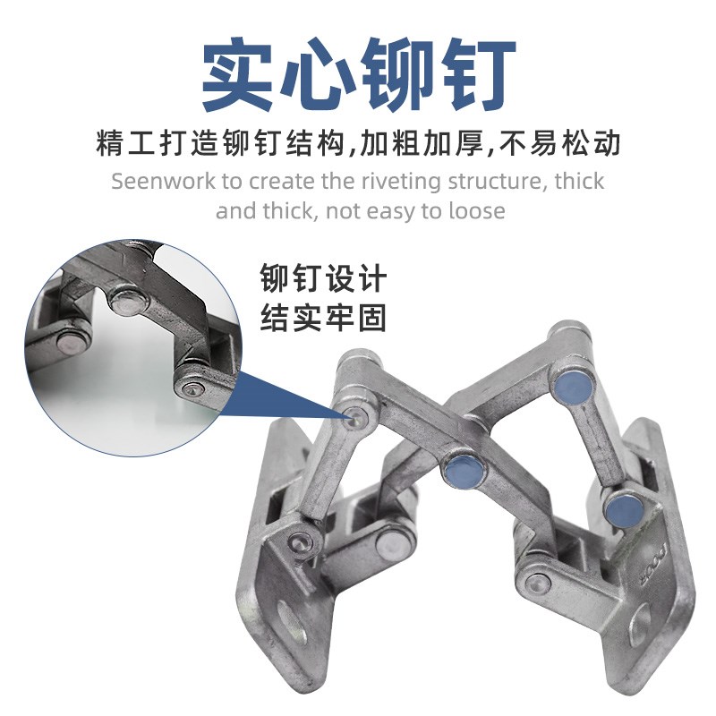 重型隐形门合页石材门铰链消防栓箱管井门厚门暗门二维可调干挂轴