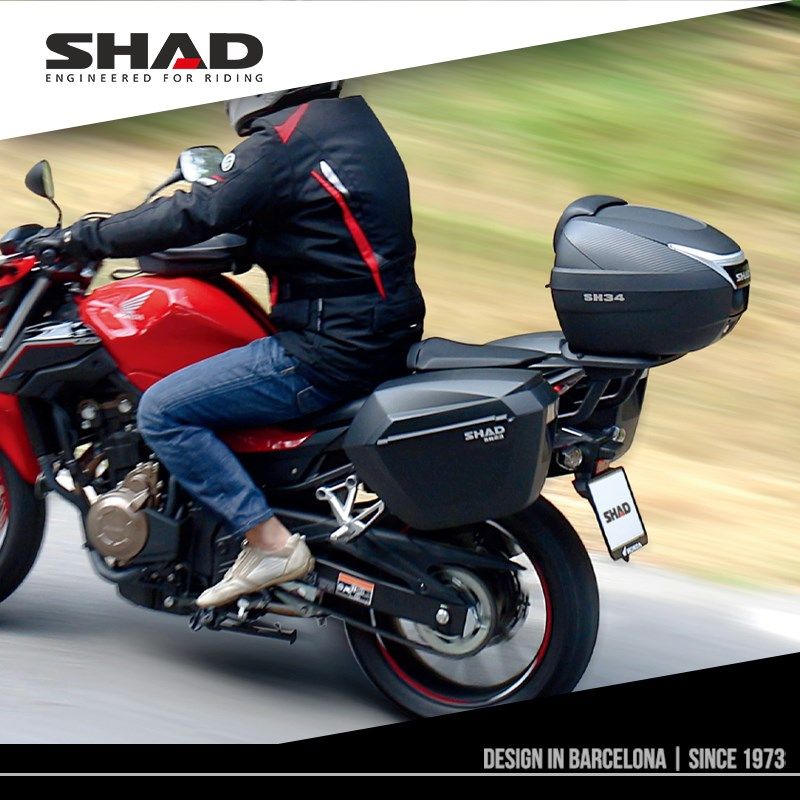 SHAD夏德摩托车通用边箱工具箱储物箱侧箱挂箱机车尾箱后备箱SH23