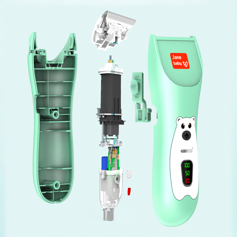 简爱宝宝理发器婴儿理发器静音剃刀童充电自动吸发推剪陶瓷剃头刀