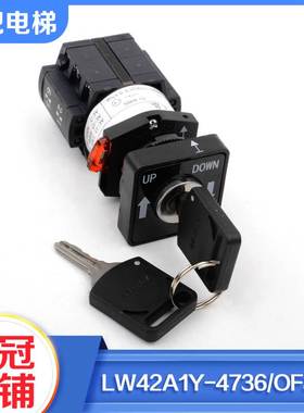 电梯扶梯电源锁LW42A1Y-4736/OF302检修开关DAA177CD1适用