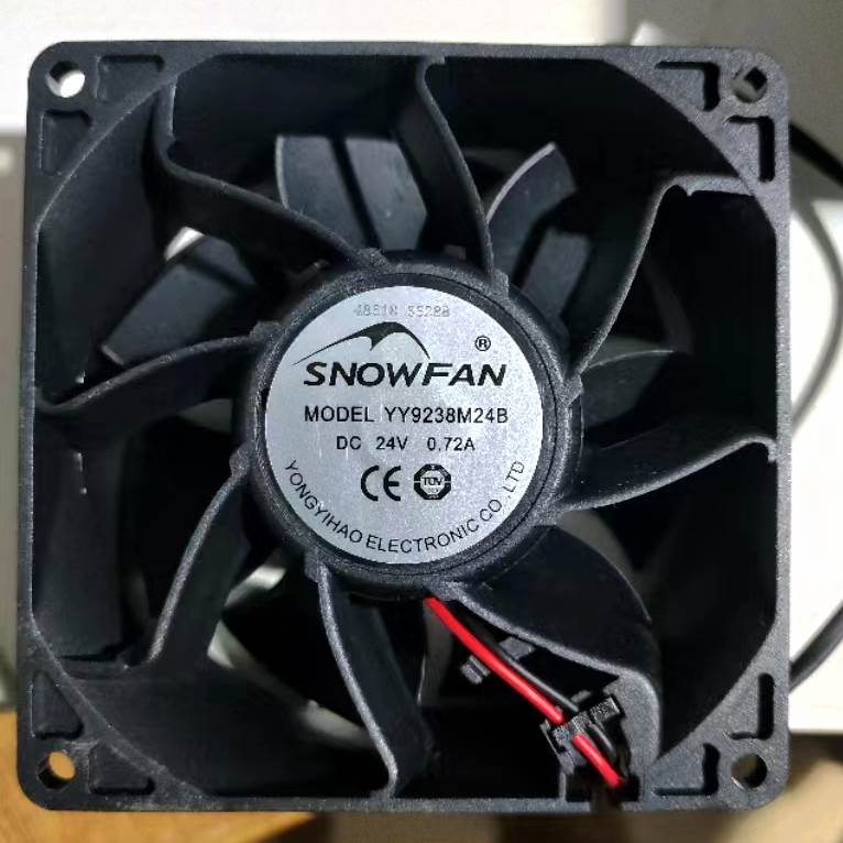 全新 SNOWFAN YY9238M24B YY9238H24B 24V 0.48A/0.72A变频器风扇