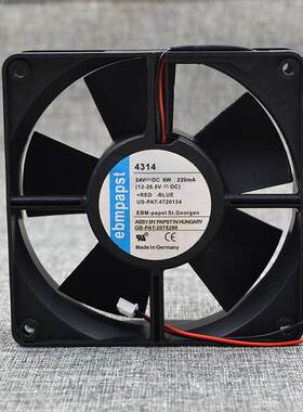 4314/2/S/U/M/17vebm风机 24V 12032变频器轴流散热风扇