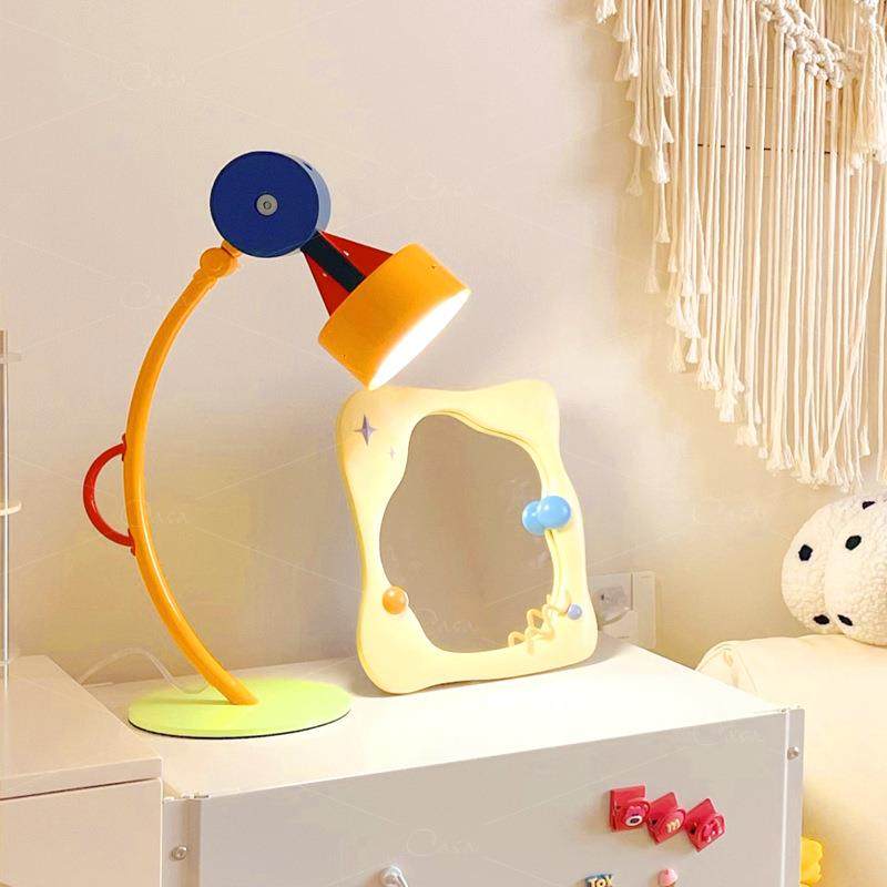 孟菲斯几何卧室台灯现代简约儿童房多彩个性创意装饰灯 casa照明