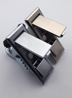 海坦 MS708镀镍色按钮平面锁 铁皮箱锁高压锅炉锁 空压机锁工业锁