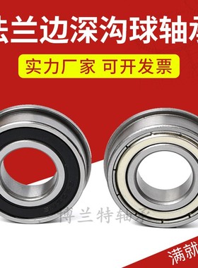 带挡边法兰深沟球轴承F6007 F6008 F6009 F6010 F6207 F6208