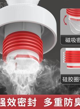 厨房洗手盆下水器密三封塞通堵口IRB水槽面盆洗防神衣机排水管臭