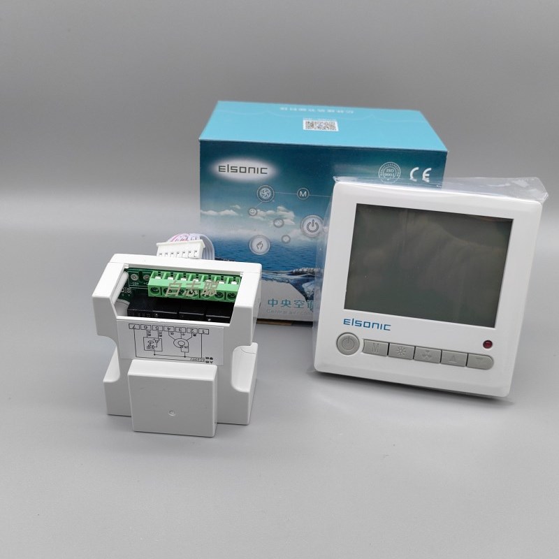 elsonic亿林温控器开关中央空调液晶温度控制器ac803 温液晶屏