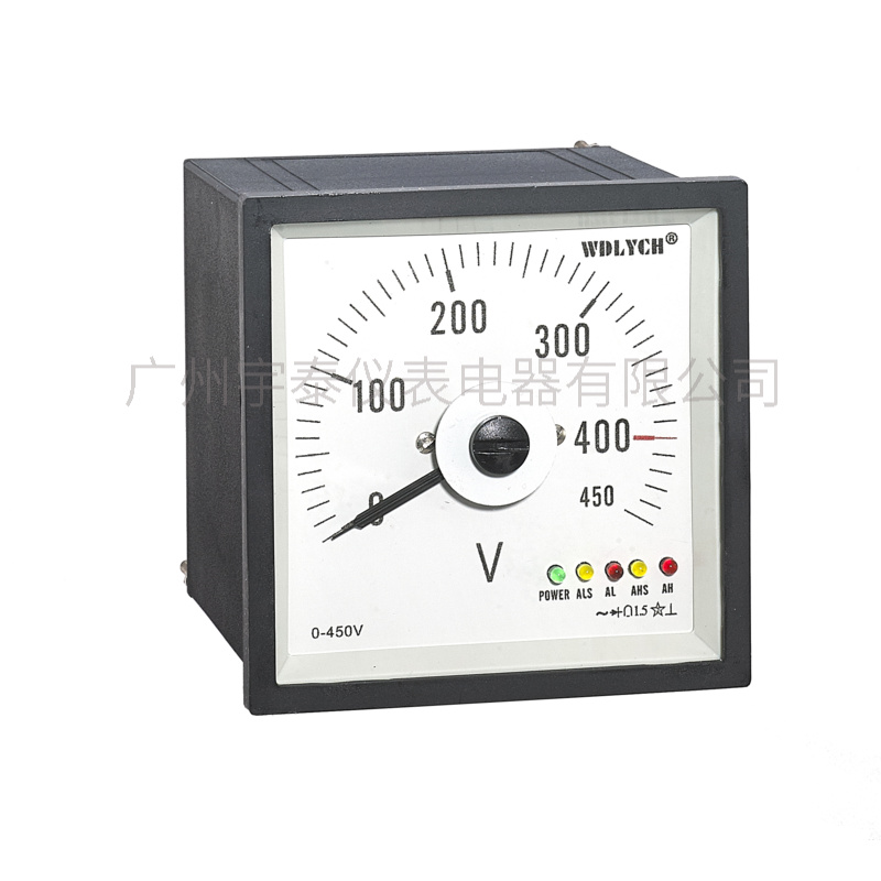 F96B2-ACV船用表二路继电器输出 上下限报警 51L5-V指针式电压表