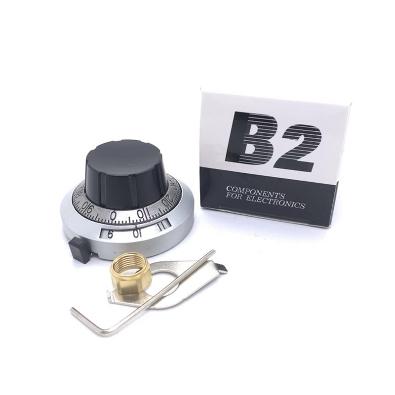 全新B2多圈数码刻度旋钮自锁功能外径46mm常用于电位器3590S 534