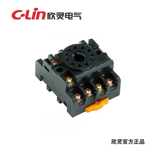 圆形11脚继电器底座 插座PF113A PF-113A适用JS14S HHC70A JTX-3C