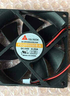 全新 Y.S.TECH FD246025EB FD248025EB-N 24V 英威腾变频器风扇