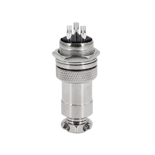 航空插座接头公母20mm插头GX202/3/4/5/6/7/8/9/10芯电缆连接器