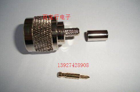 RF射频N-J同轴基站50-3连接器高频N公压接RG58馈线插头基站1/2N头