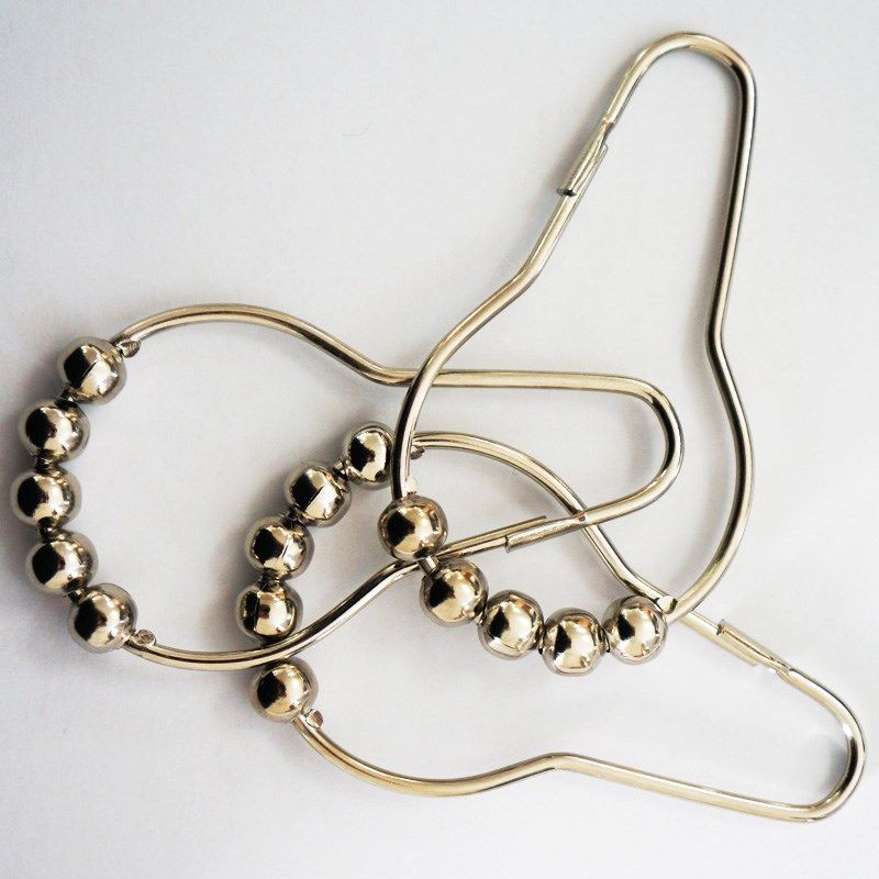 玉麒金属挂钩 卫生间滚珠浴帘挂钩环葫芦五铢大号浴帘挂钩,家庭/个人清洁工具,浴帘配件,淘宝优惠券,粉丝福利购,淘宝优惠卷