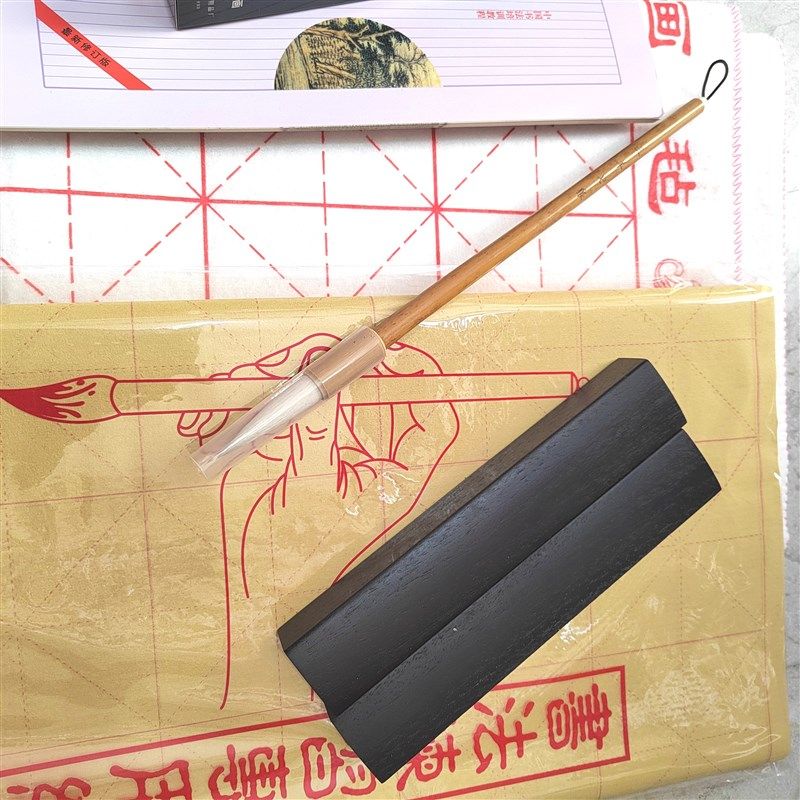 毛笔书法套装专业套装毛笔书法套装墨汁填尺墨盒毛毡毛笔7件套装,文具电教/文化用品/商务用品,书法绘画学习套装/考级套装,淘宝优惠券,粉丝福利购,淘宝优惠卷