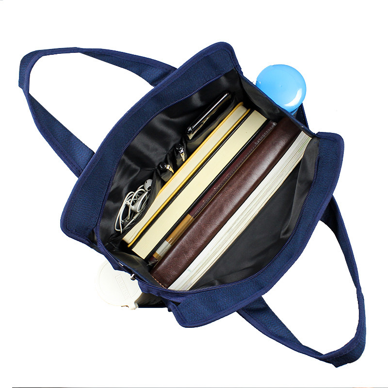 大容量商务男包办公包加厚牛津布立体加宽公文包手提文件袋帆布资