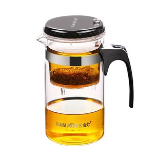 金灶飘逸杯可拆洗耐热玻璃泡茶壶家用花茶壶带过滤冲茶器功夫茶具