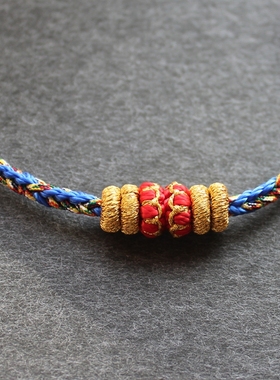 结福记十二生肖八大守护神本命年手工编织红绳手链民族风手绳男女