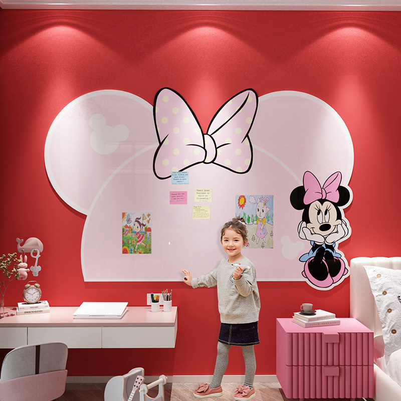 公主儿童房间布置女孩卧室墙面软装饰磁性黑板涂鸦墙贴家用可移除,家居饰品,文化墙贴,淘宝优惠券,粉丝福利购,淘宝优惠卷