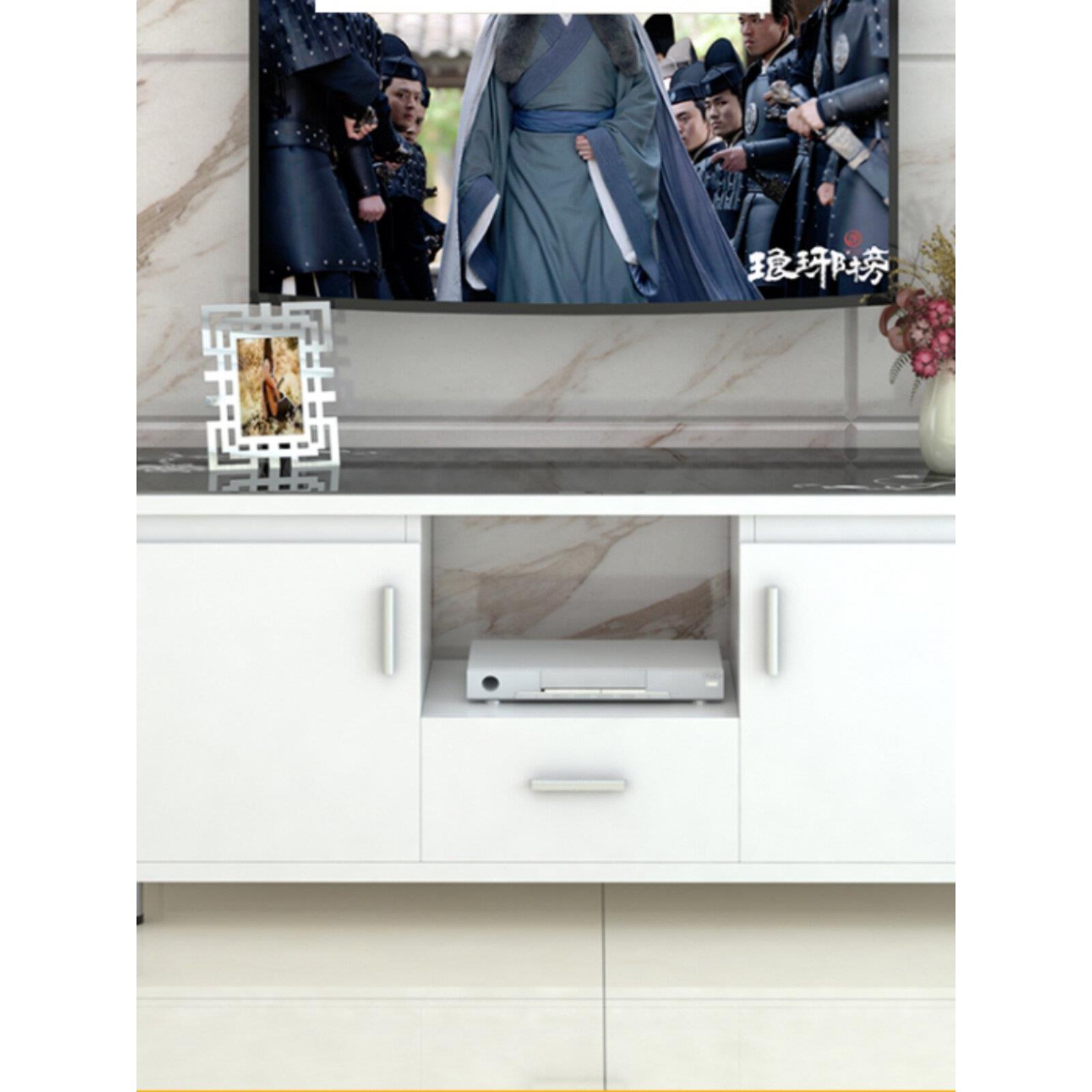 促销简易客厅卧室电视柜简约组合现代小户型钢化玻璃电视机抽屉桌