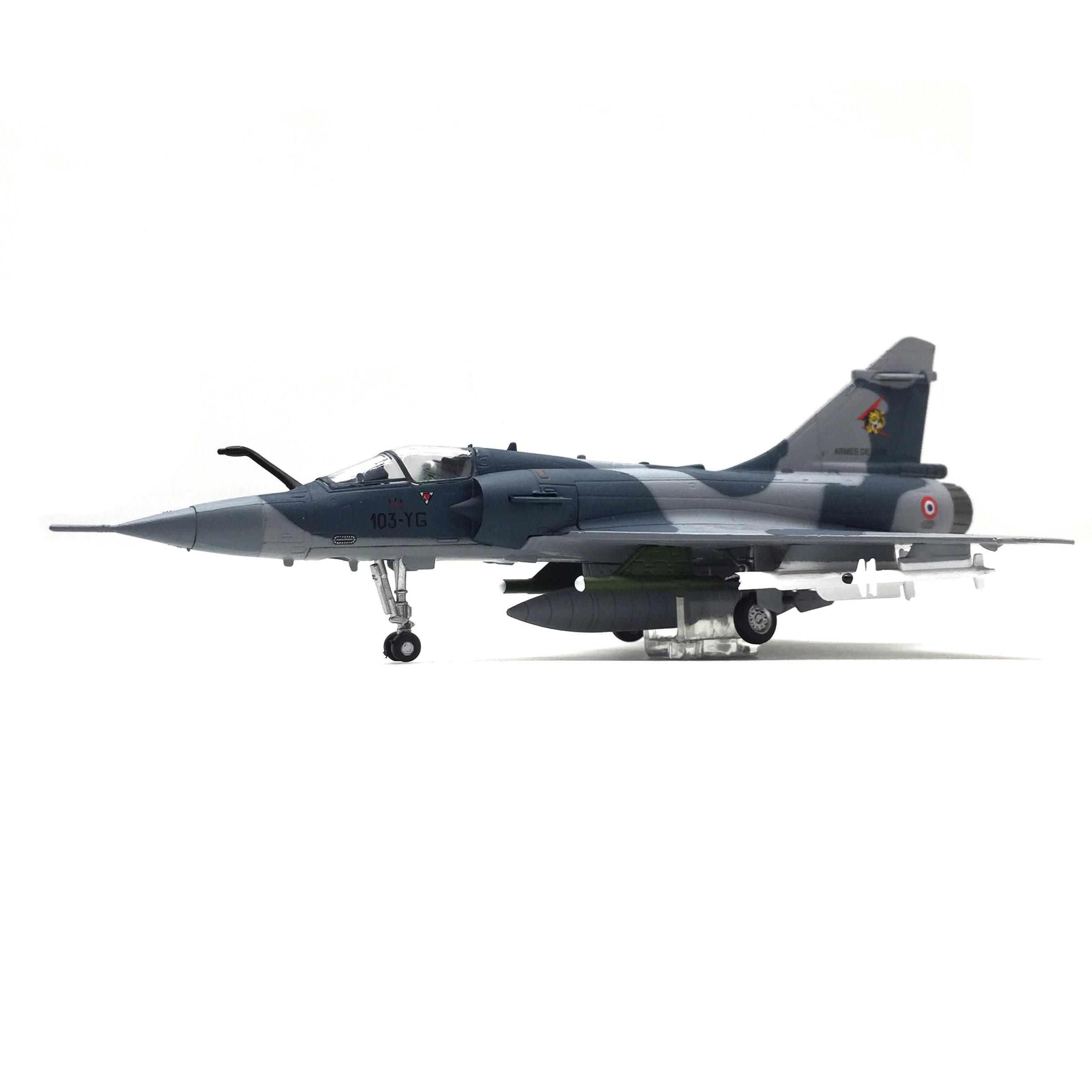 1:100Nsmodel法国幻影Mirage2000北约老虎会仿真合金战斗机模型