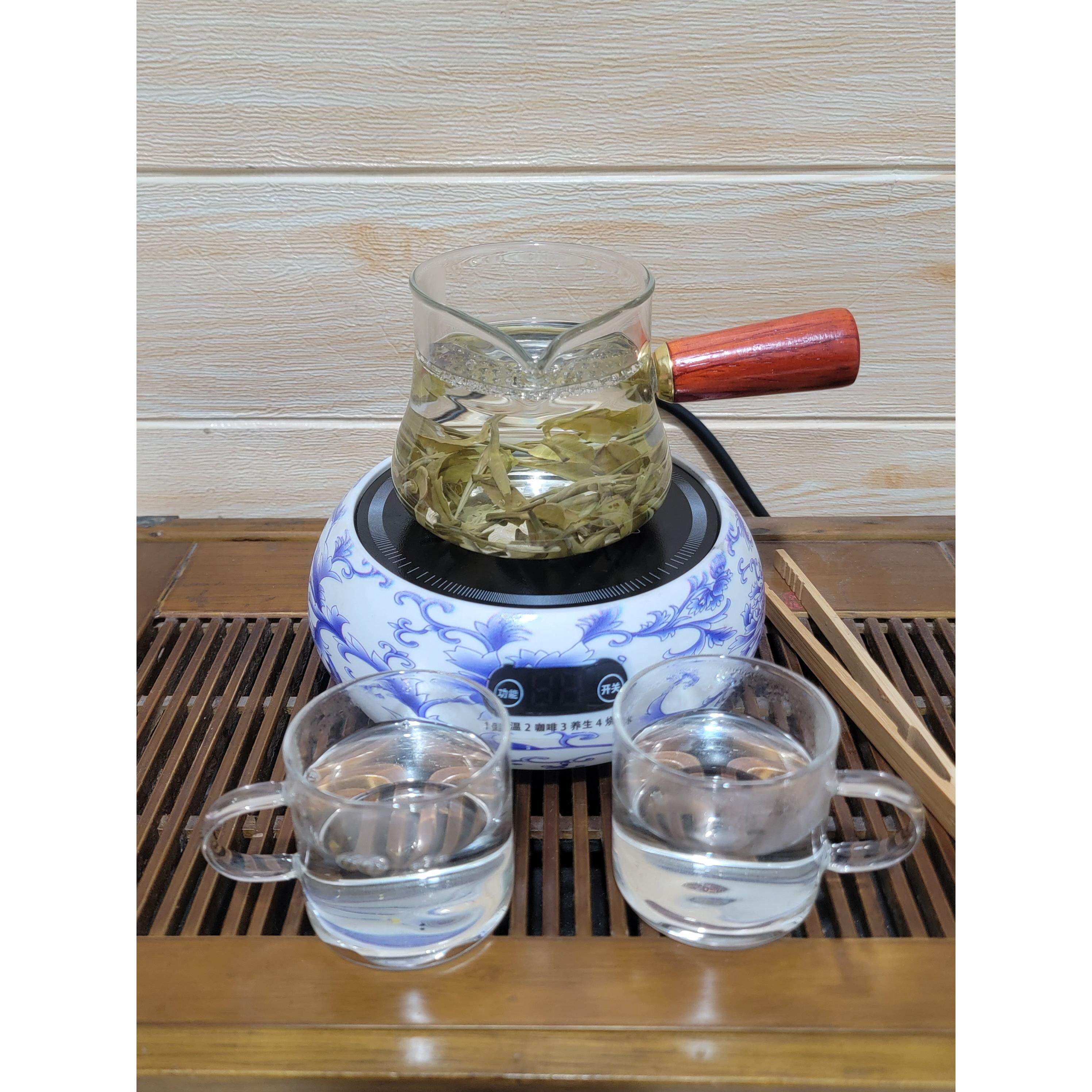 甘肃罐罐茶煮茶器高硼硅玻璃茶壶木把过滤茶壶茶具电炉子熬茶罐器