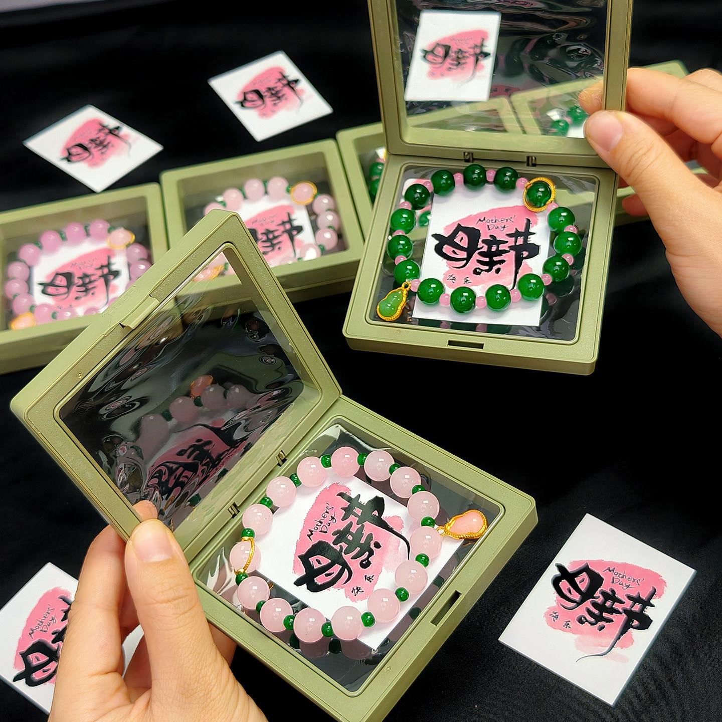 母亲节儿童diy自制手链串珠材料包幼儿园商场亲子互动送妈妈实用