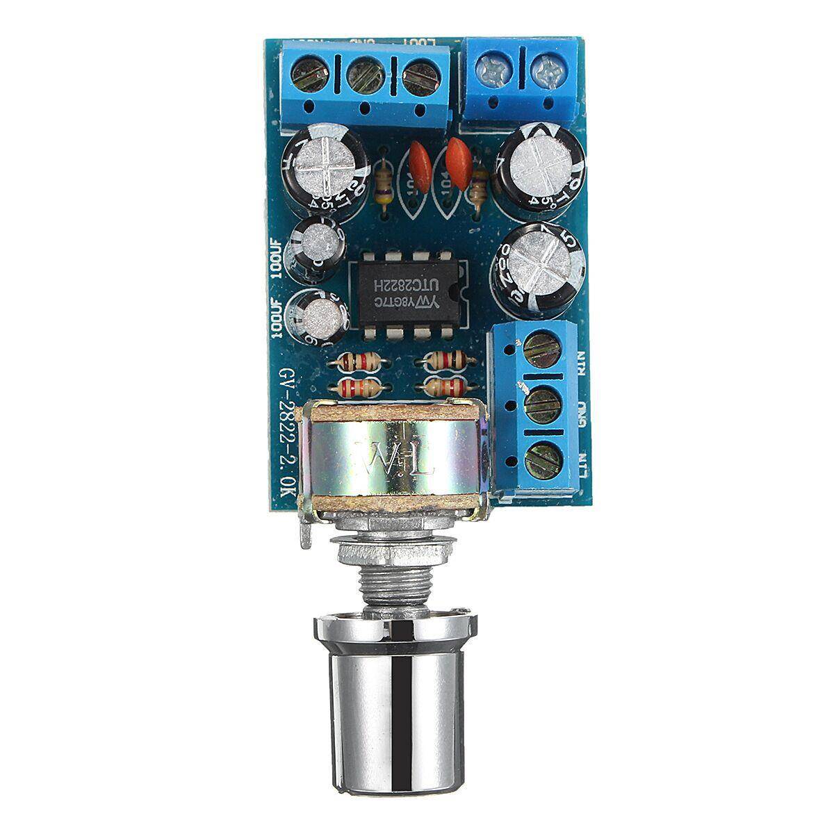 TDA2822M功放板 2.0立体声直流功放板 便携式微小型收音机功放板