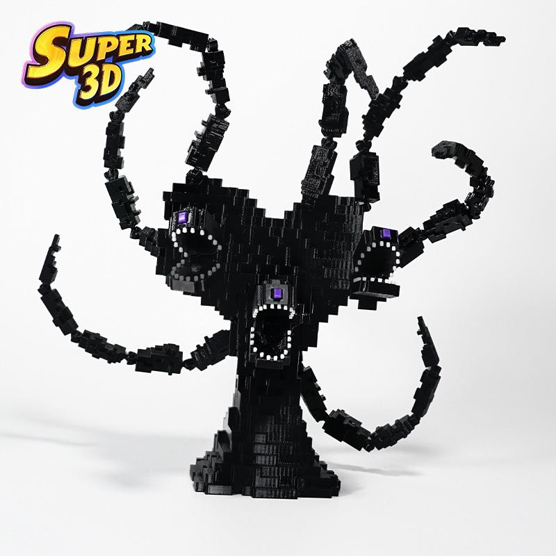 MC我的世界凋零风暴3D打印多关节可动人偶手办模型玩具礼物摆件